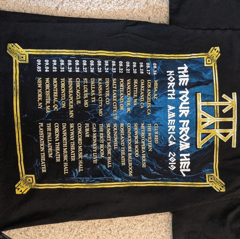 Tyr Shirt 2019 Tour!